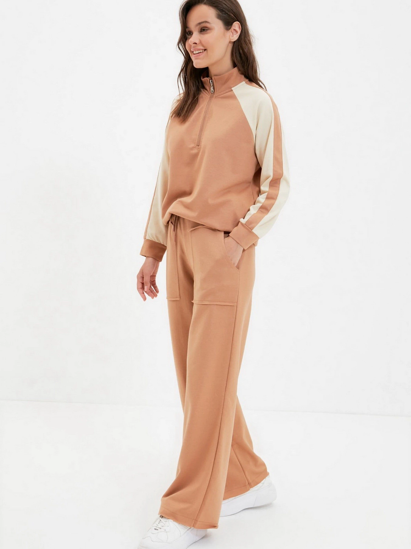 Брюки Trendyol модель TCTAW22EI0019/Bej Фото