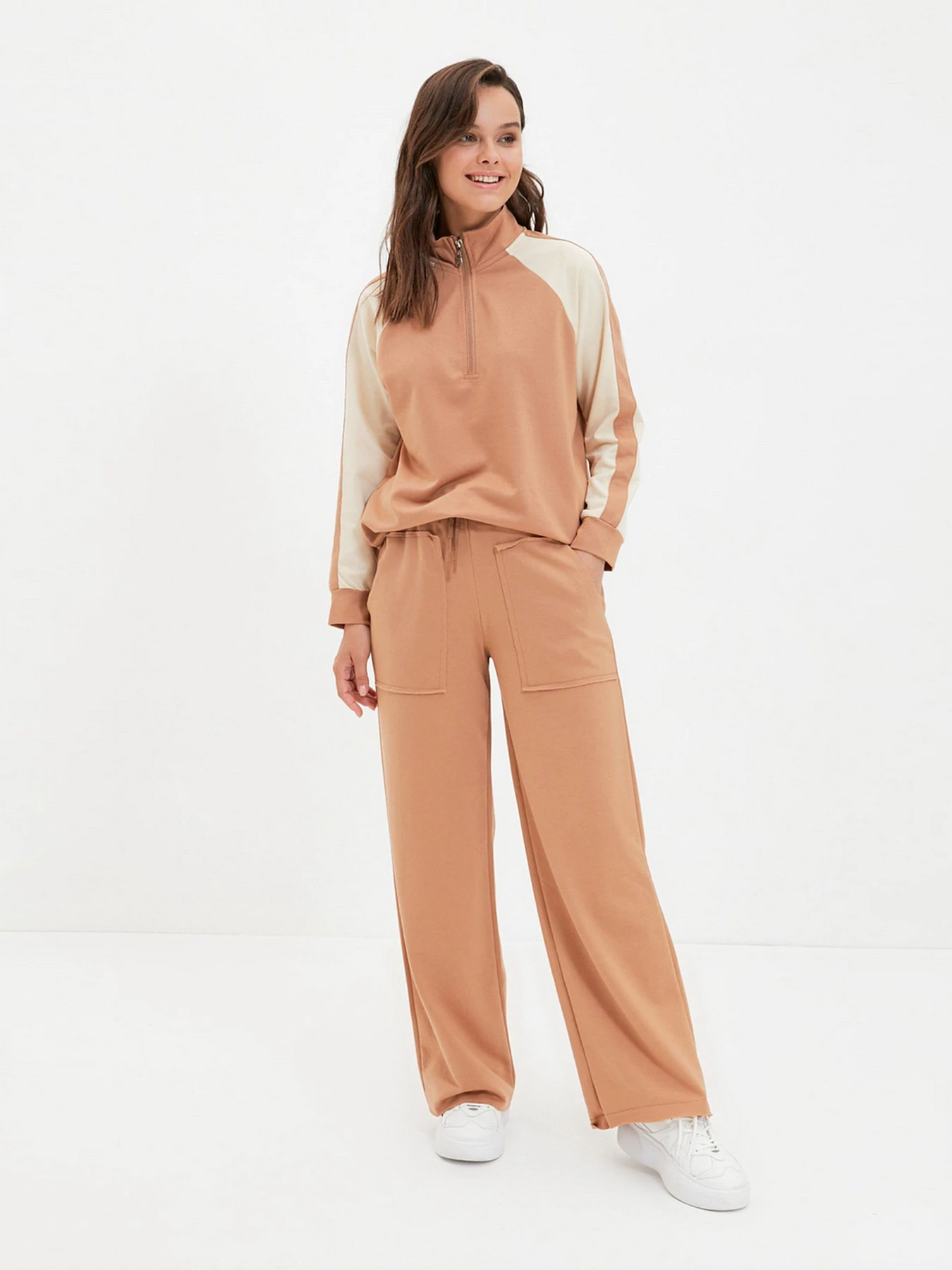Брюки Trendyol модель TCTAW22EI0019/Bej Фото