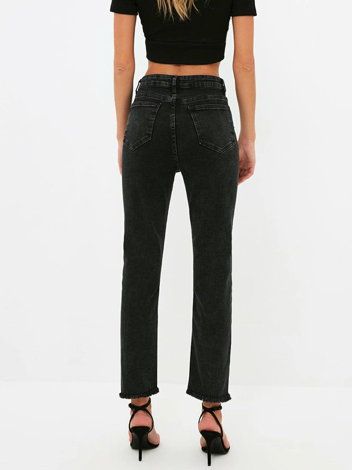 Джинси Trendyol Slim модель TWOAW21JE0017/Siyah Фото