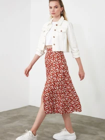 Юбки Trendyol модель TWOSS20ET0230/Kiremit Фото