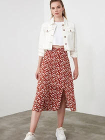 Юбки Trendyol модель TWOSS20ET0230/Kiremit Фото