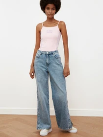 Джинси Trendyol Wide Leg модель TWOSS21JE0332/Mavi Фото