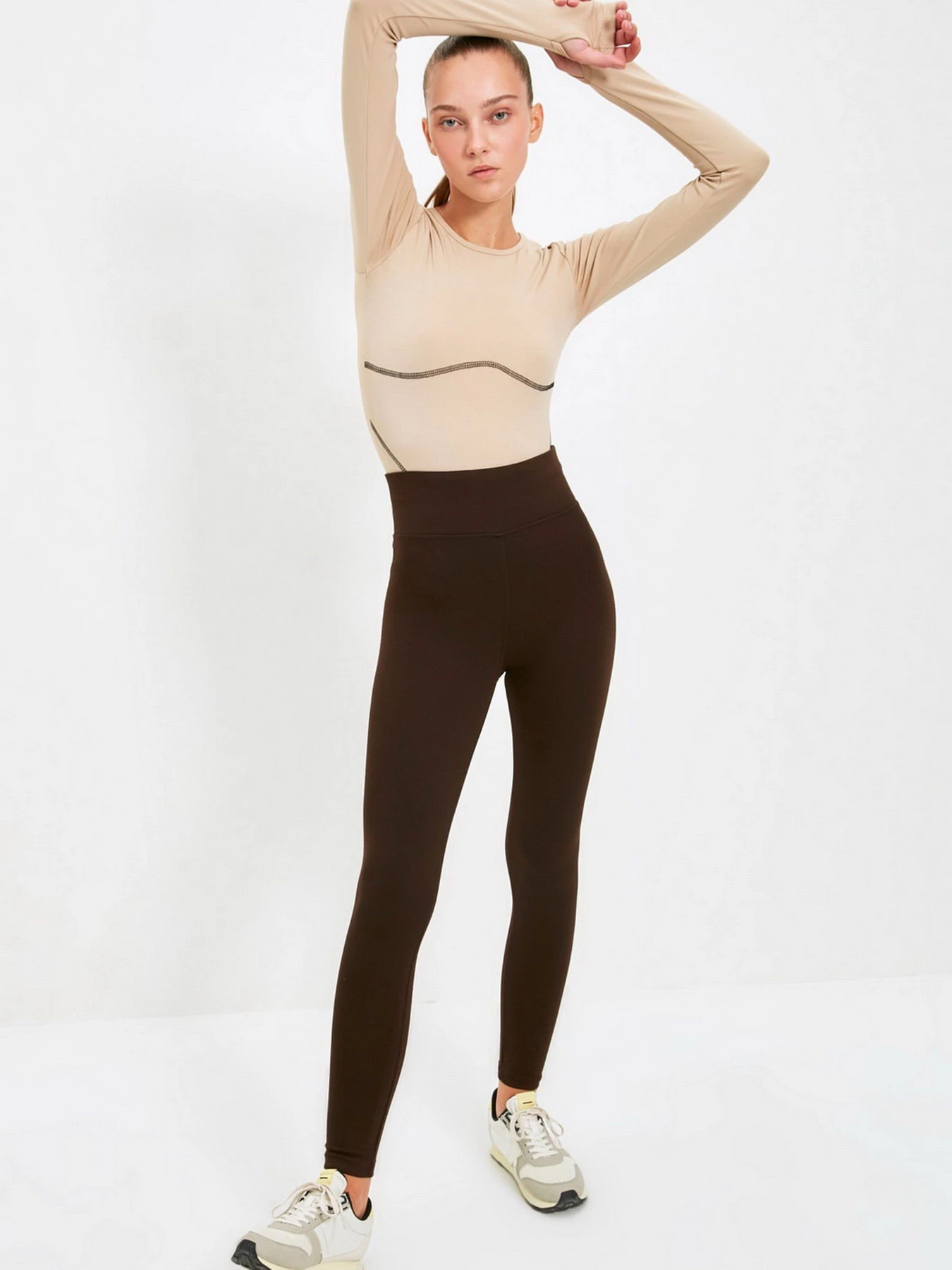 Боді та корсети Trendyol модель TWOAW22BD0027/Camel Боді та корсети Trendyol модель TWOAW22BD0027/Camel Фото