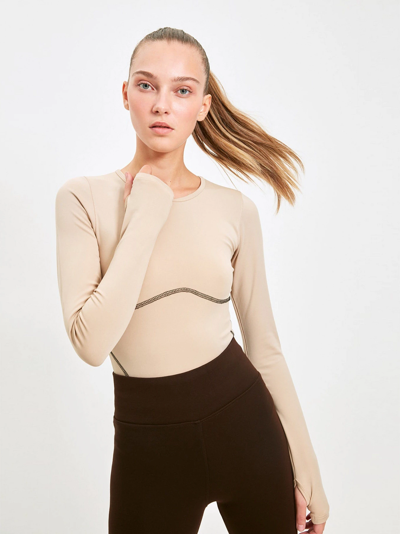 Боді та корсети Trendyol модель TWOAW22BD0027/Camel Боді та корсети Trendyol модель TWOAW22BD0027/Camel Фото
