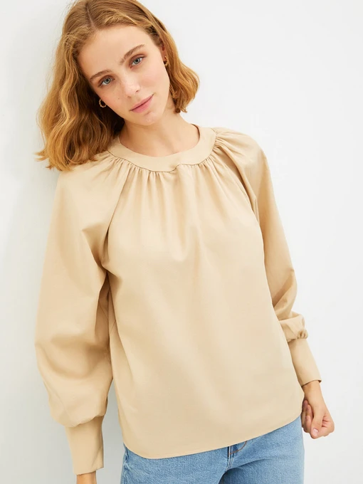 Рубашки Trendyol модель TWOAW22BZ0353/Bej Фото