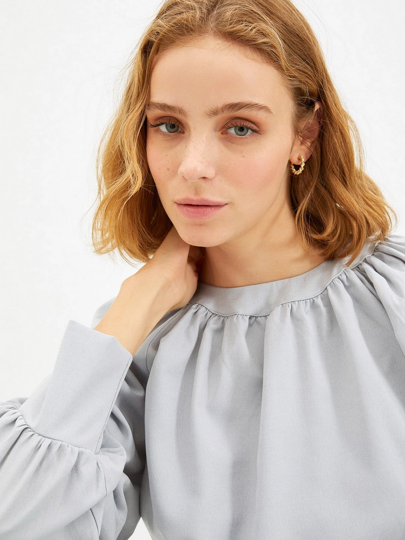 Рубашки Trendyol модель TWOAW22BZ0353/Gri Фото