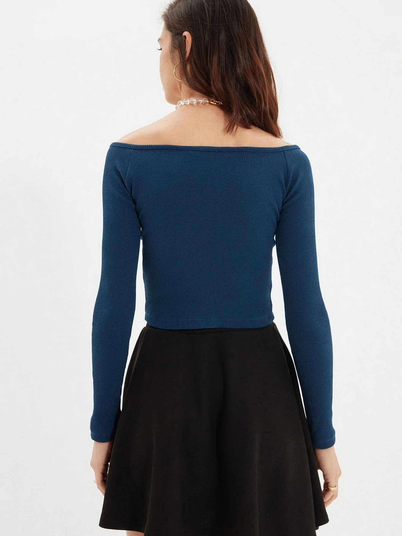 Футболки и поло Trendyol модель TWOAW22BZ0533/Indigo Фото