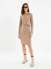 Свитры и кардиганы Trendyol модель TWOAW22BZ0767/Camel Фото