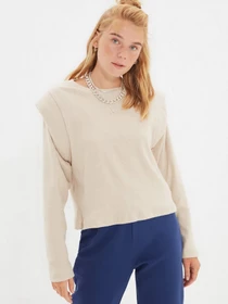Свитры и кардиганы Trendyol модель TWOAW22BZ0839/Bej Фото