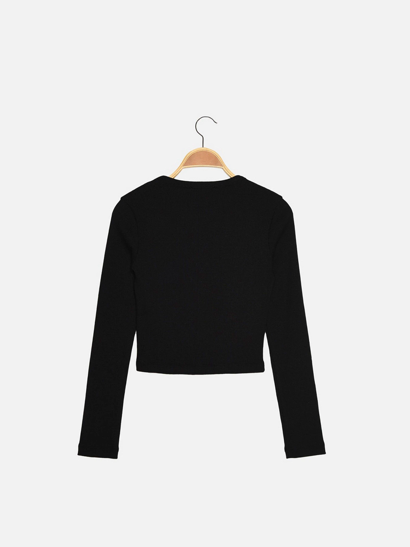 Свитры и кардиганы Trendyol модель TWOAW22BZ0984/Siyah Свитры и кардиганы Trendyol модель TWOAW22BZ0984/Siyah Фото