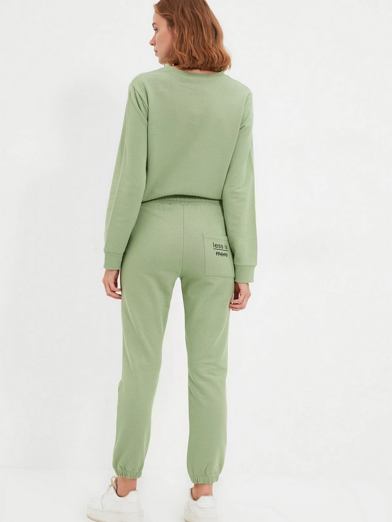 Брюки Trendyol модель TWOAW22EA0170/Koyu Mint Брюки Trendyol модель TWOAW22EA0170/Koyu Mint Фото