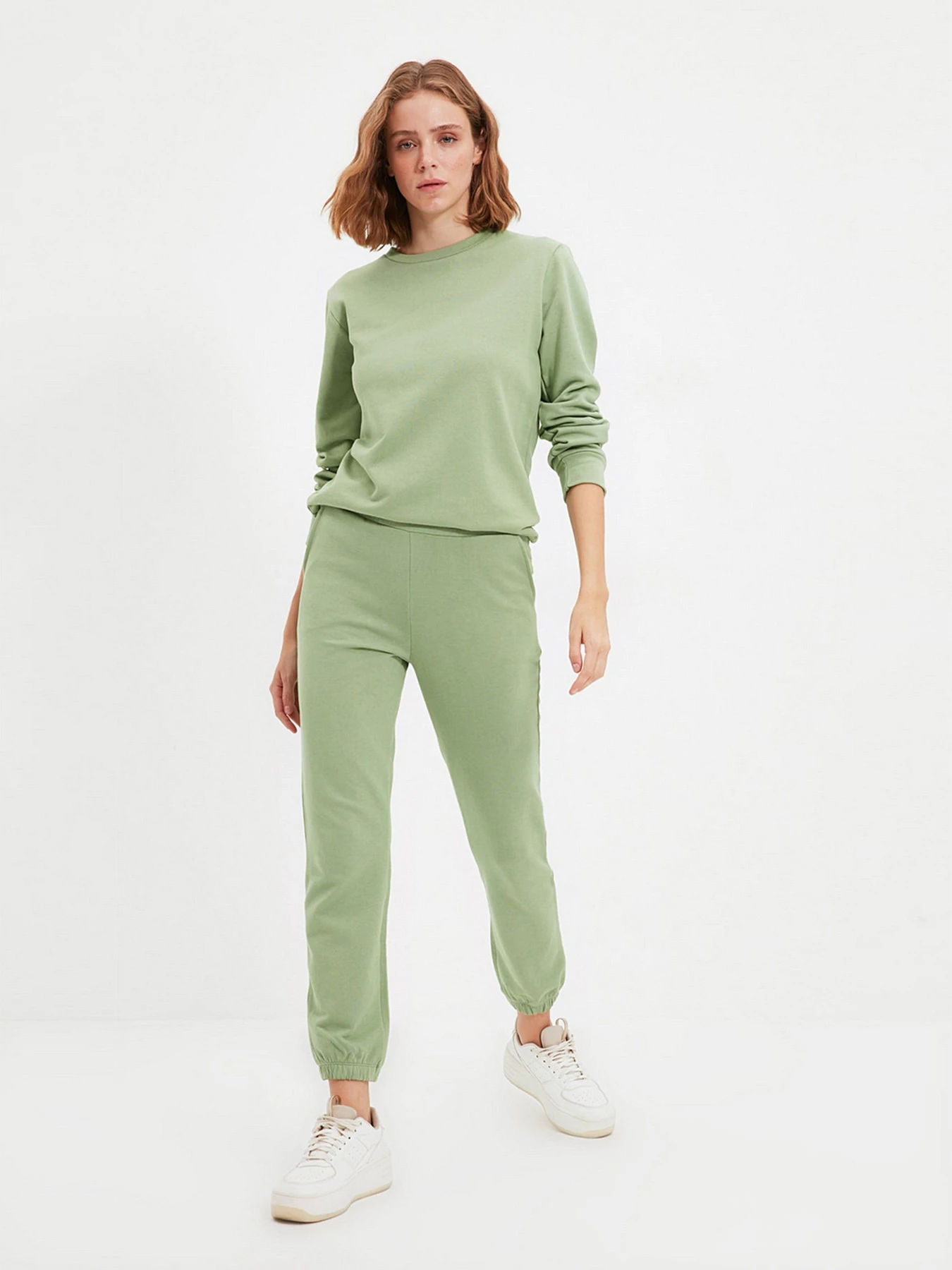 Брюки Trendyol модель TWOAW22EA0170/Koyu Mint Брюки Trendyol модель TWOAW22EA0170/Koyu Mint Фото