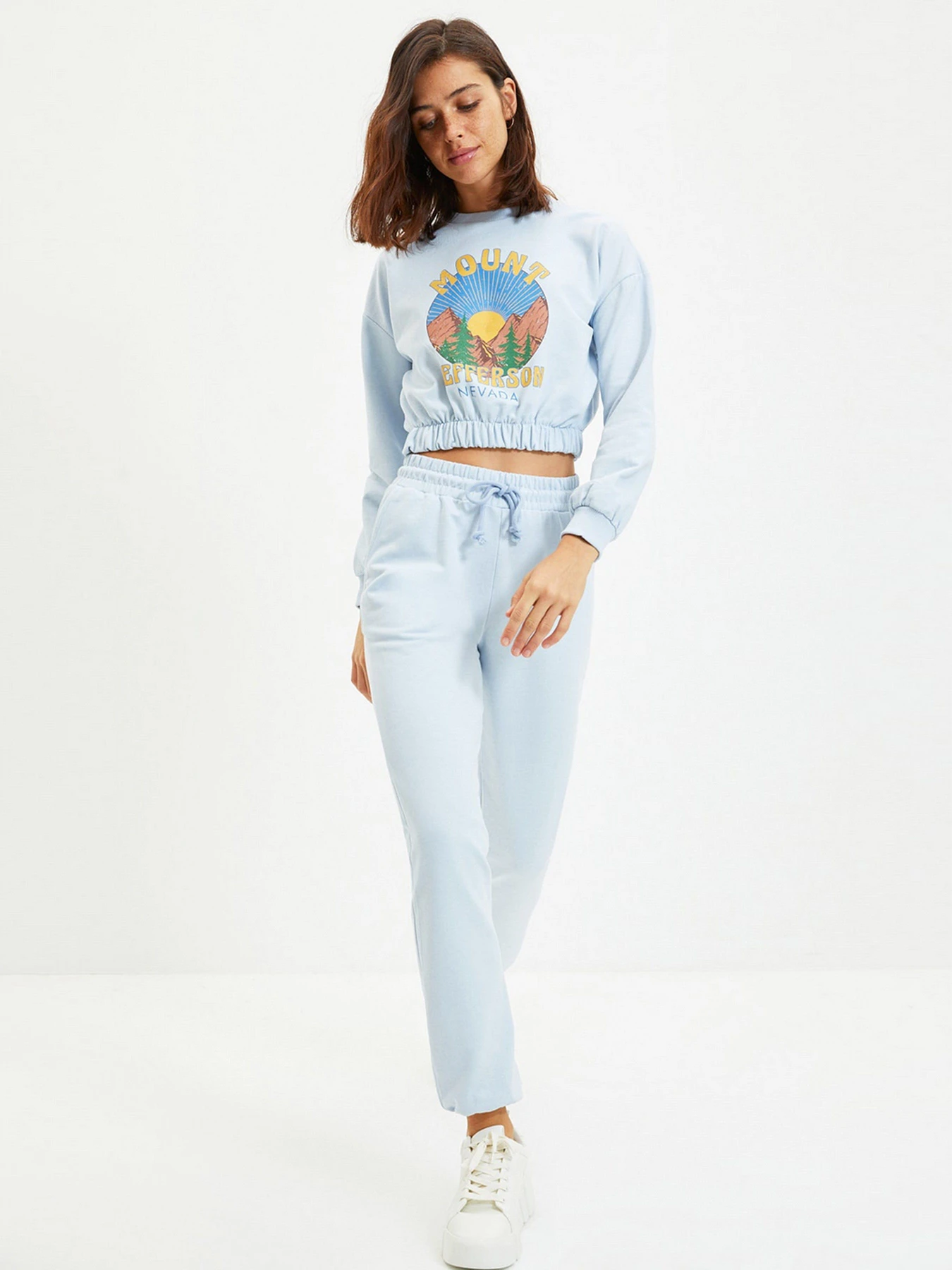 Брюки Trendyol модель TWOAW22EA0185/Acik Mavi Брюки Trendyol модель TWOAW22EA0185/Acik Mavi Фото