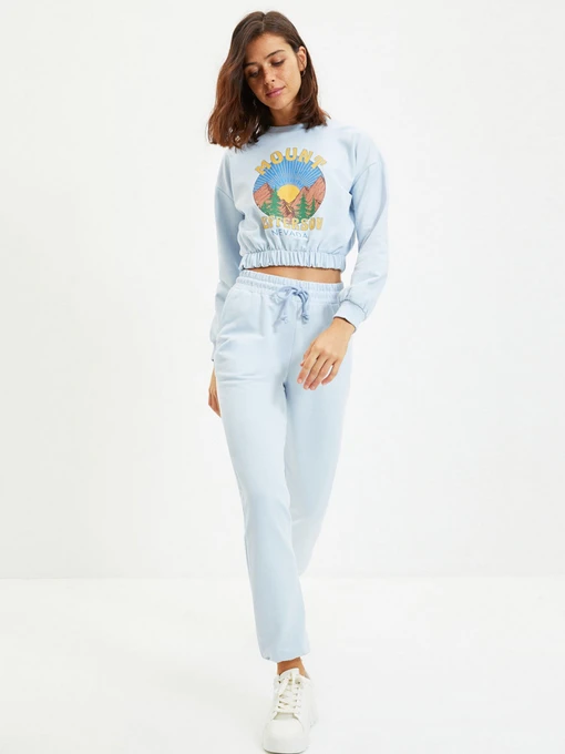 Брюки Trendyol модель TWOAW22EA0185/Acik Mavi Фото