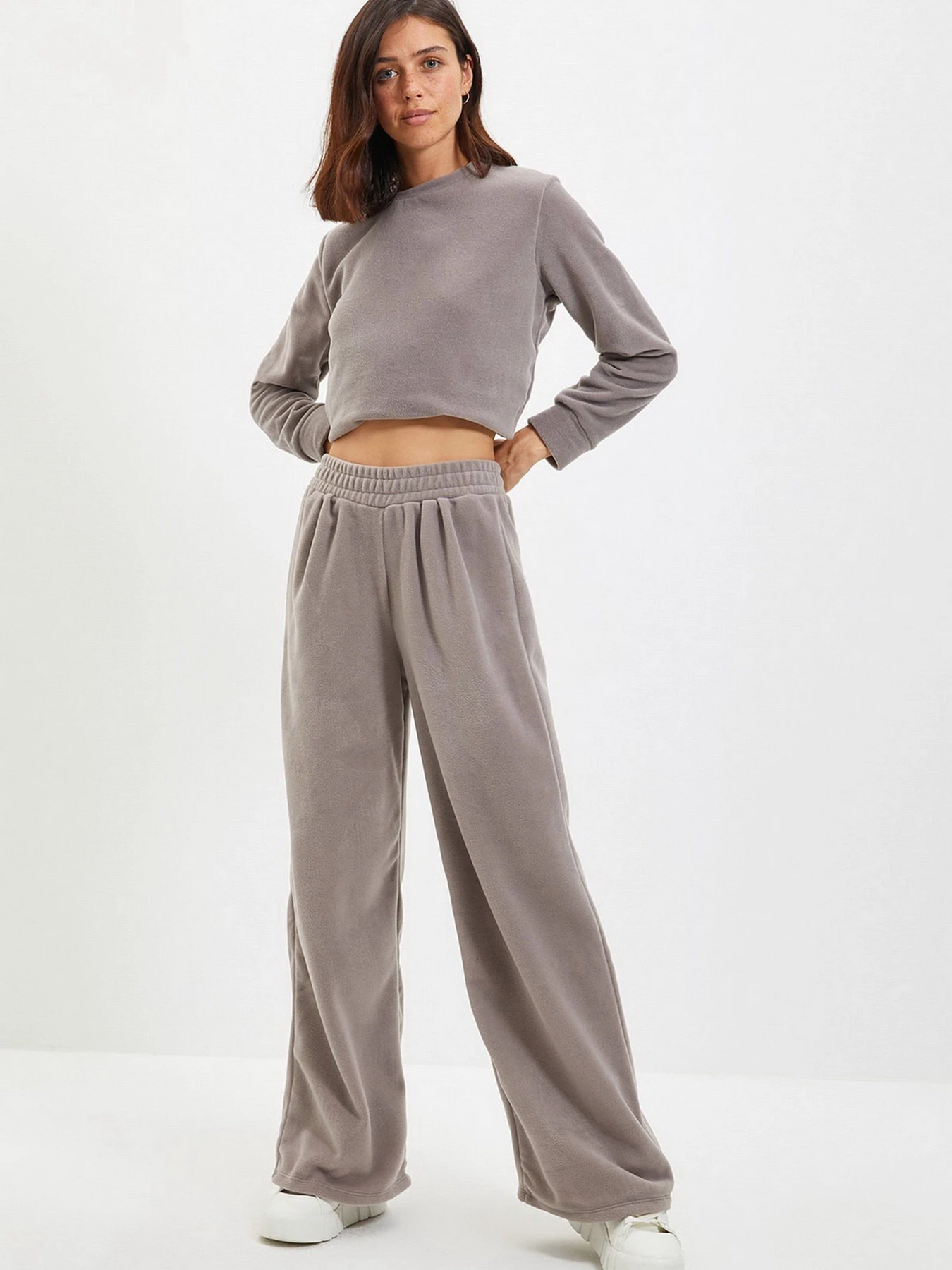 Брюки Trendyol модель TWOAW22EA0245/Antrasit Брюки Trendyol модель TWOAW22EA0245/Antrasit Фото