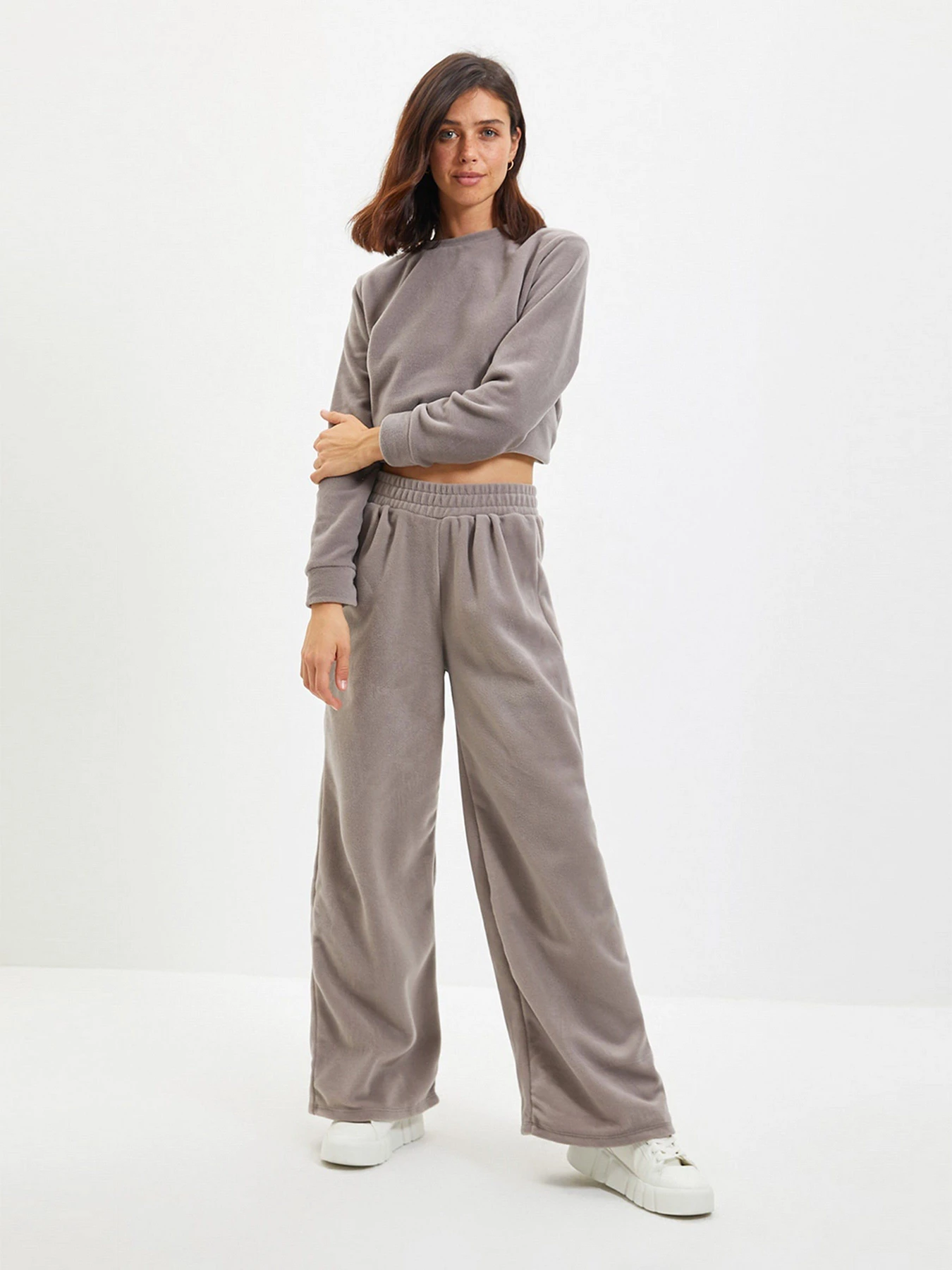 Брюки Trendyol модель TWOAW22EA0245/Antrasit Брюки Trendyol модель TWOAW22EA0245/Antrasit Фото