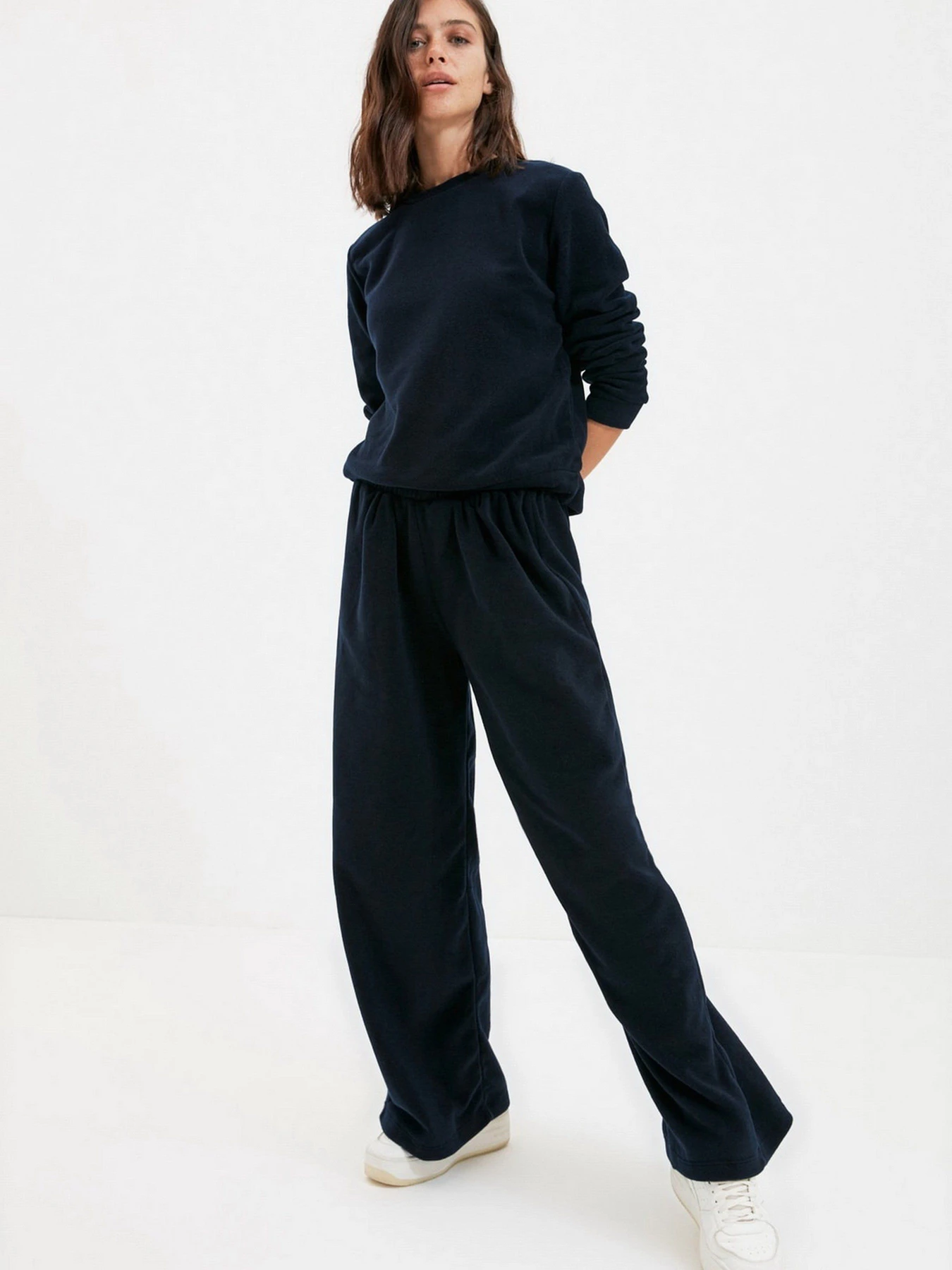 Брюки Trendyol модель TWOAW22EA0245/Lacivert Брюки Trendyol модель TWOAW22EA0245/Lacivert Фото