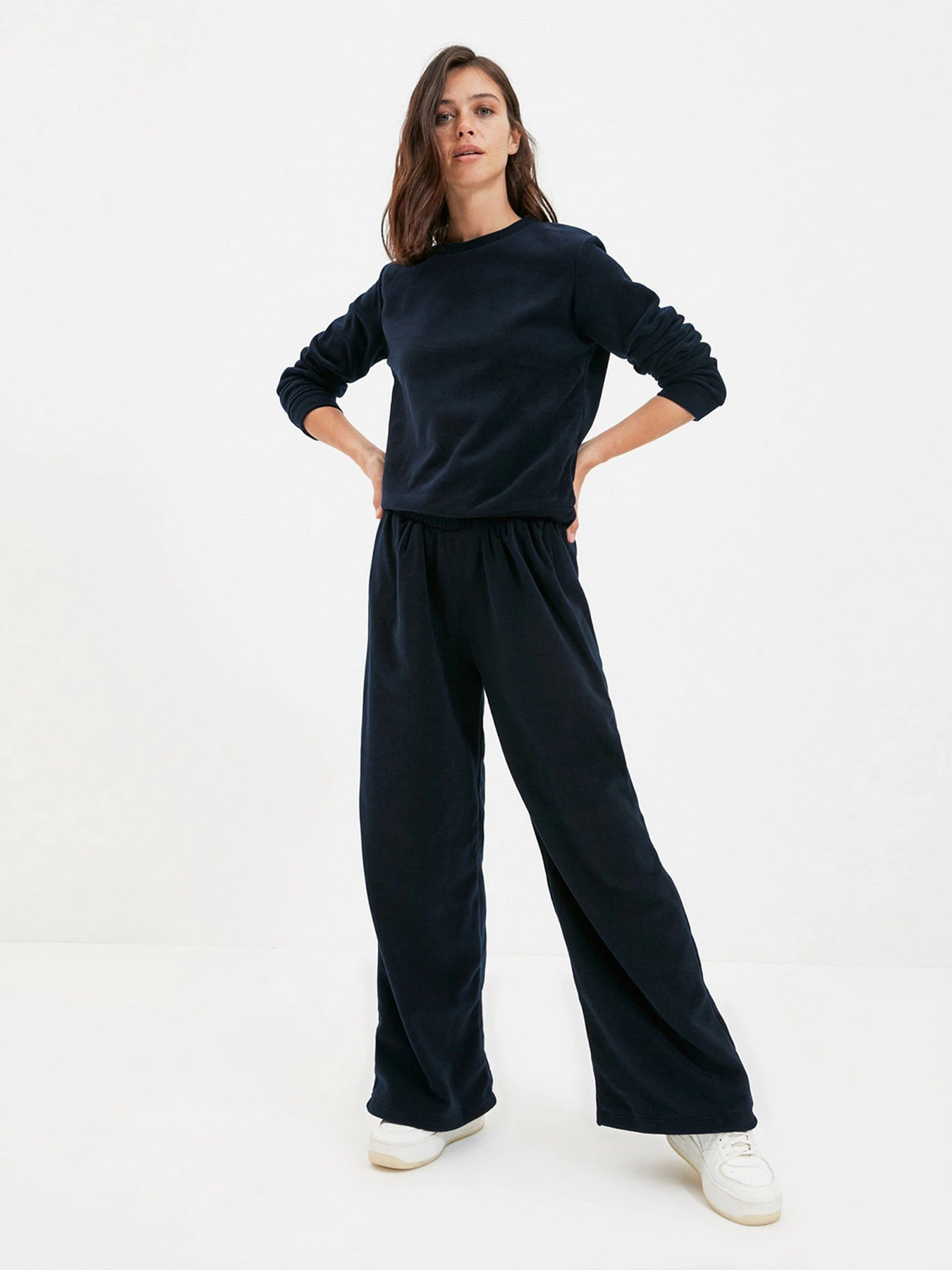 Брюки Trendyol модель TWOAW22EA0245/Lacivert Брюки Trendyol модель TWOAW22EA0245/Lacivert Фото