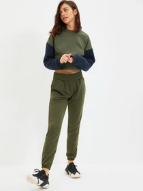 Брюки Trendyol модель TWOAW22EA0419/Haki Фото