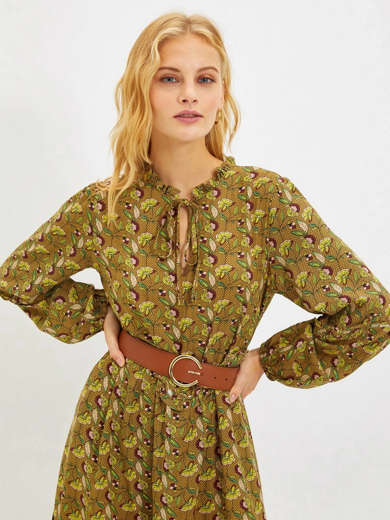 Сукні Trendyol модель TWOAW22EL0763/Kahverengi Фото