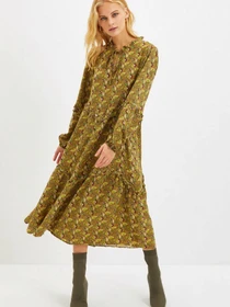 Сукні Trendyol модель TWOAW22EL0763/Kahverengi Фото