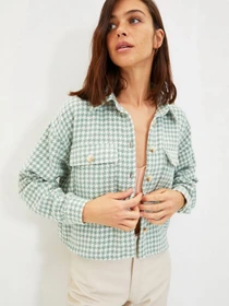 Рубашки Trendyol модель TWOAW22GO0274/Mint Фото
