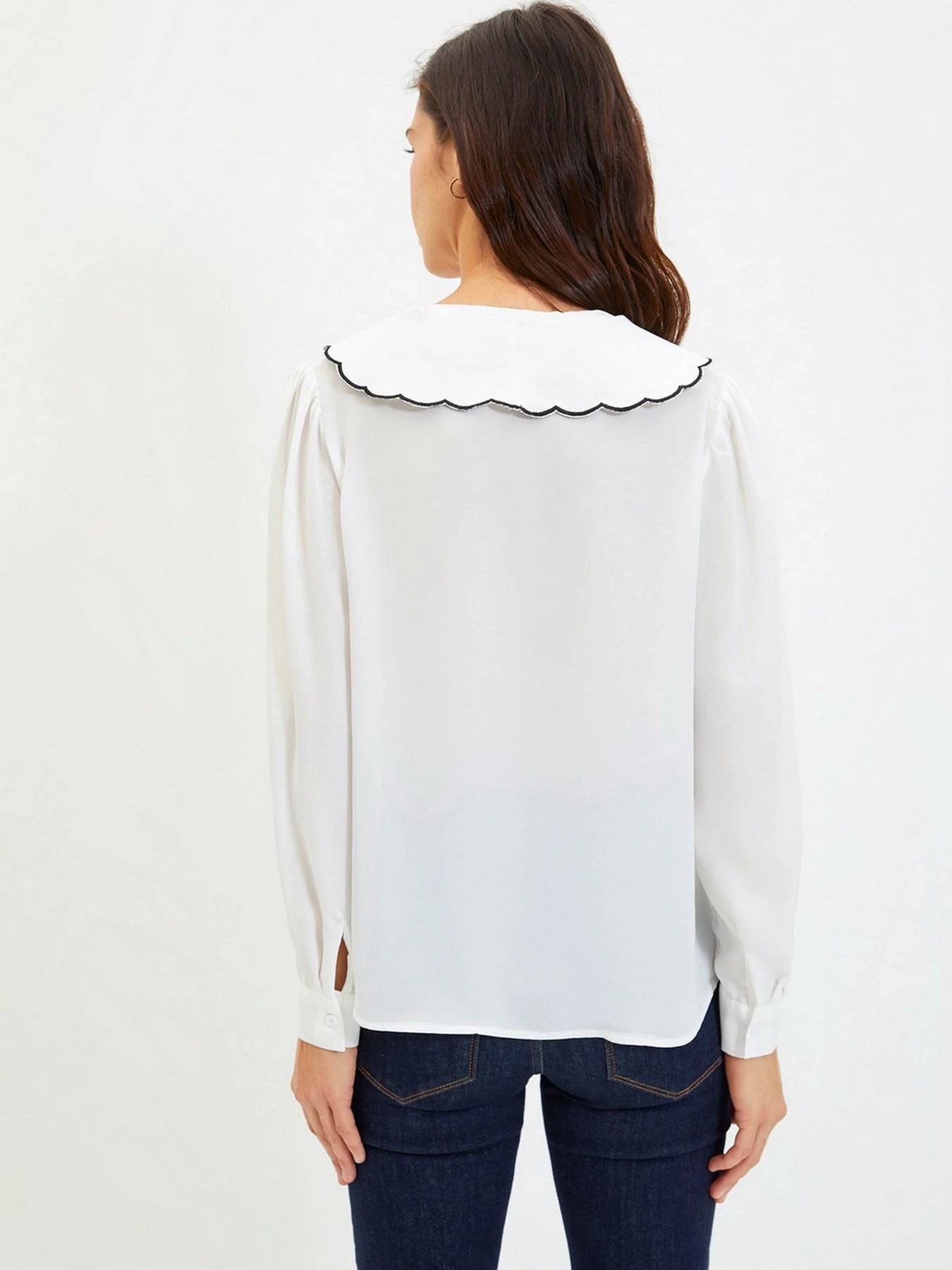 Рубашки Trendyol модель TWOAW22GO0489/Ekru Фото