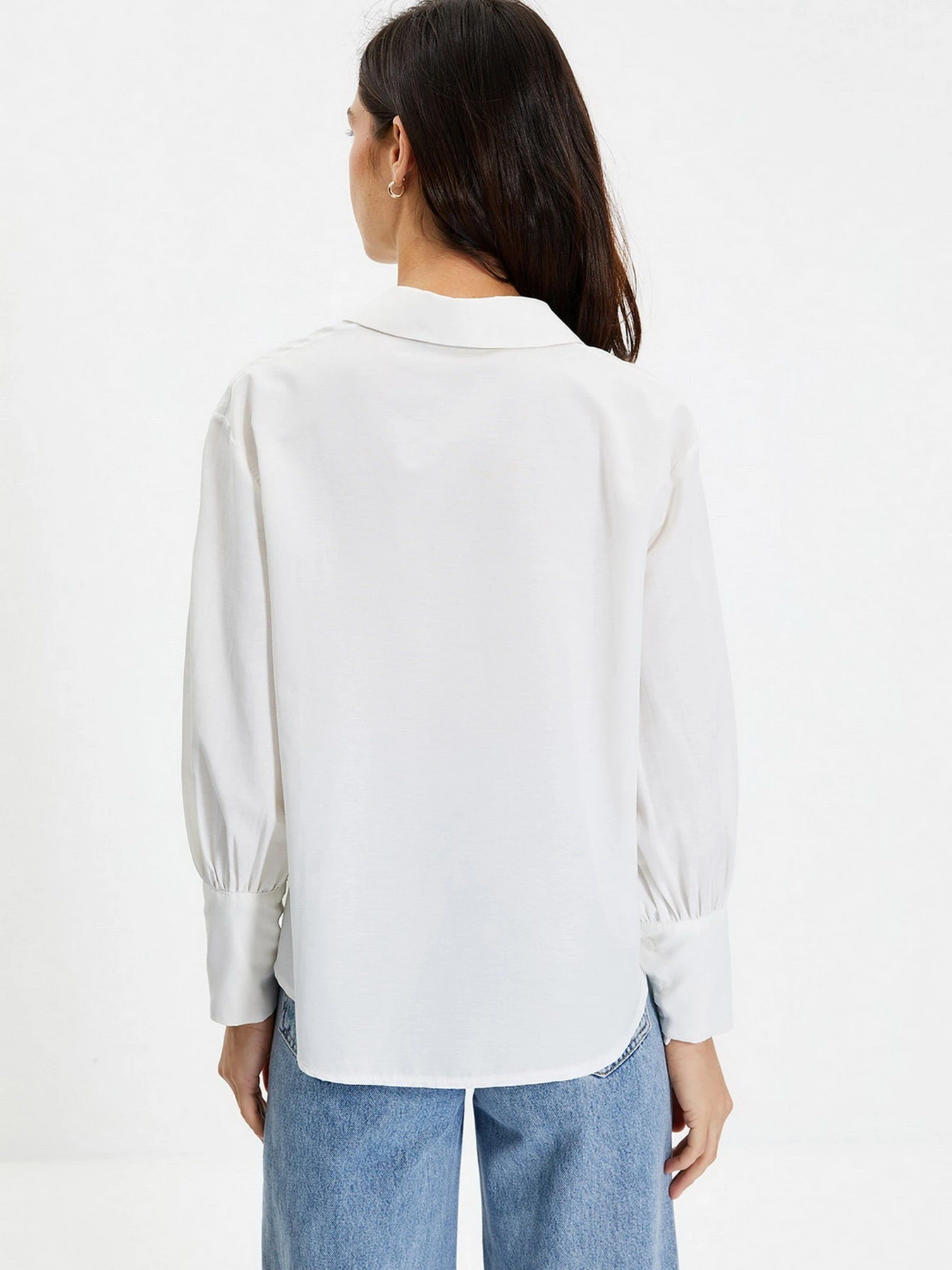 Рубашки Trendyol модель TWOAW22GO0509/Ekru Фото