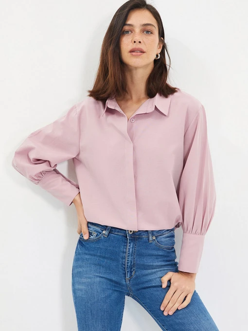 Рубашки Trendyol модель TWOAW22GO0509/Lila Фото