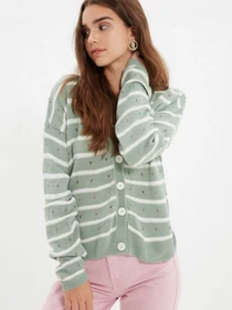 Свитры и кардиганы Trendyol модель TWOAW22HI0859/Mint Фото