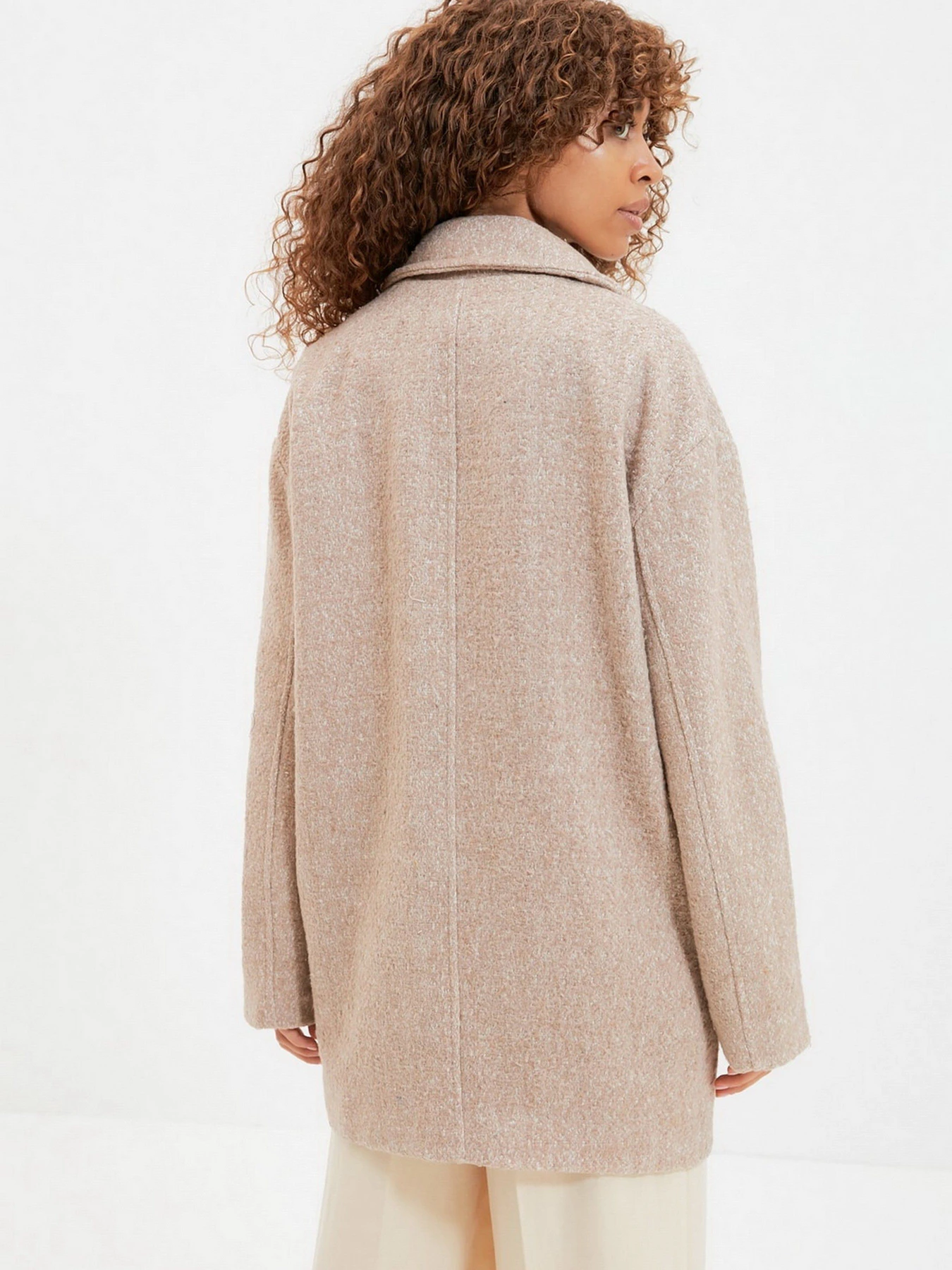 Пальто и плащи Trendyol модель TWOAW22KB0081/Camel Пальто и плащи Trendyol модель TWOAW22KB0081/Camel Фото