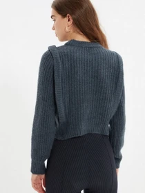 Свитры и кардиганы Trendyol модель TWOAW22KZ0938/Indigo Фото