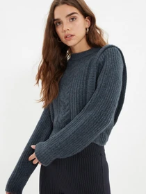 Свитры и кардиганы Trendyol модель TWOAW22KZ0938/Indigo Фото
