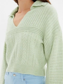 Свитры и кардиганы Trendyol модель TWOAW22KZ1084/Mint Фото