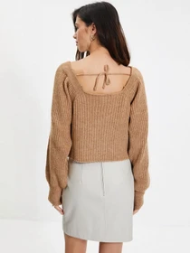 Свитры и кардиганы Trendyol модель TWOAW22KZ1248/Camel Фото
