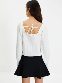 Свитры и кардиганы Trendyol модель TWOAW22KZ1248/Ekru Фото