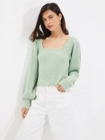 Свитры и кардиганы Trendyol модель TWOAW22KZ1248/Mint Фото