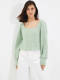 Свитры и кардиганы Trendyol модель TWOAW22KZ1248/Mint Фото