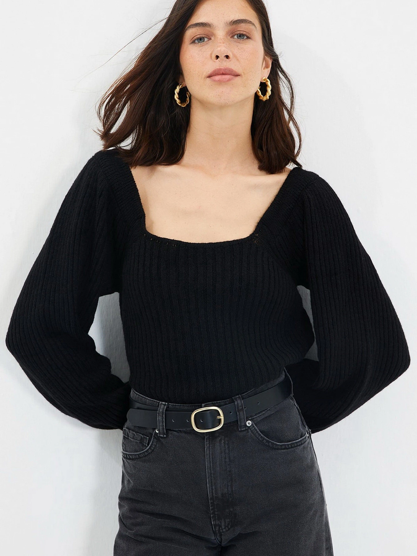 Свитры и кардиганы Trendyol модель TWOAW22KZ1248/Siyah Свитры и кардиганы Trendyol модель TWOAW22KZ1248/Siyah Фото