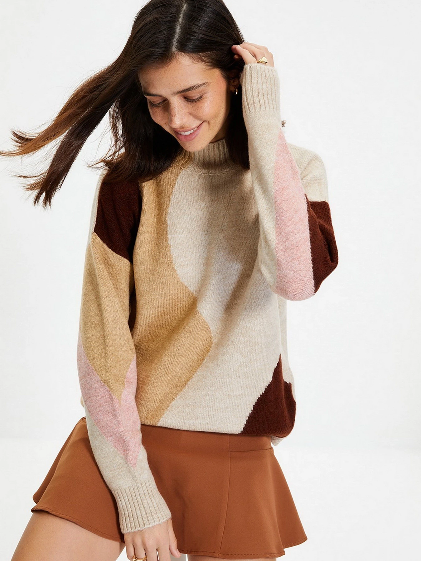 Свитры и кардиганы Trendyol модель TWOAW22KZ1475/Camel Фото