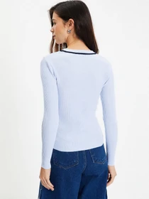 Худи и свитшоты Trendyol модель TWOAW22KZ1518/Acik Mavi Фото