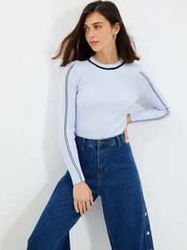 Худи и свитшоты Trendyol модель TWOAW22KZ1518/Acik Mavi Фото