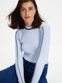 Худи и свитшоты Trendyol модель TWOAW22KZ1518/Acik Mavi Фото