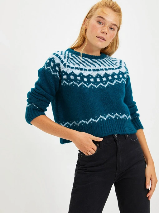 Свитры и кардиганы Trendyol модель TWOAW22KZ1536/Petrol Фото