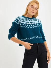 Свитры и кардиганы Trendyol модель TWOAW22KZ1536/Petrol Фото