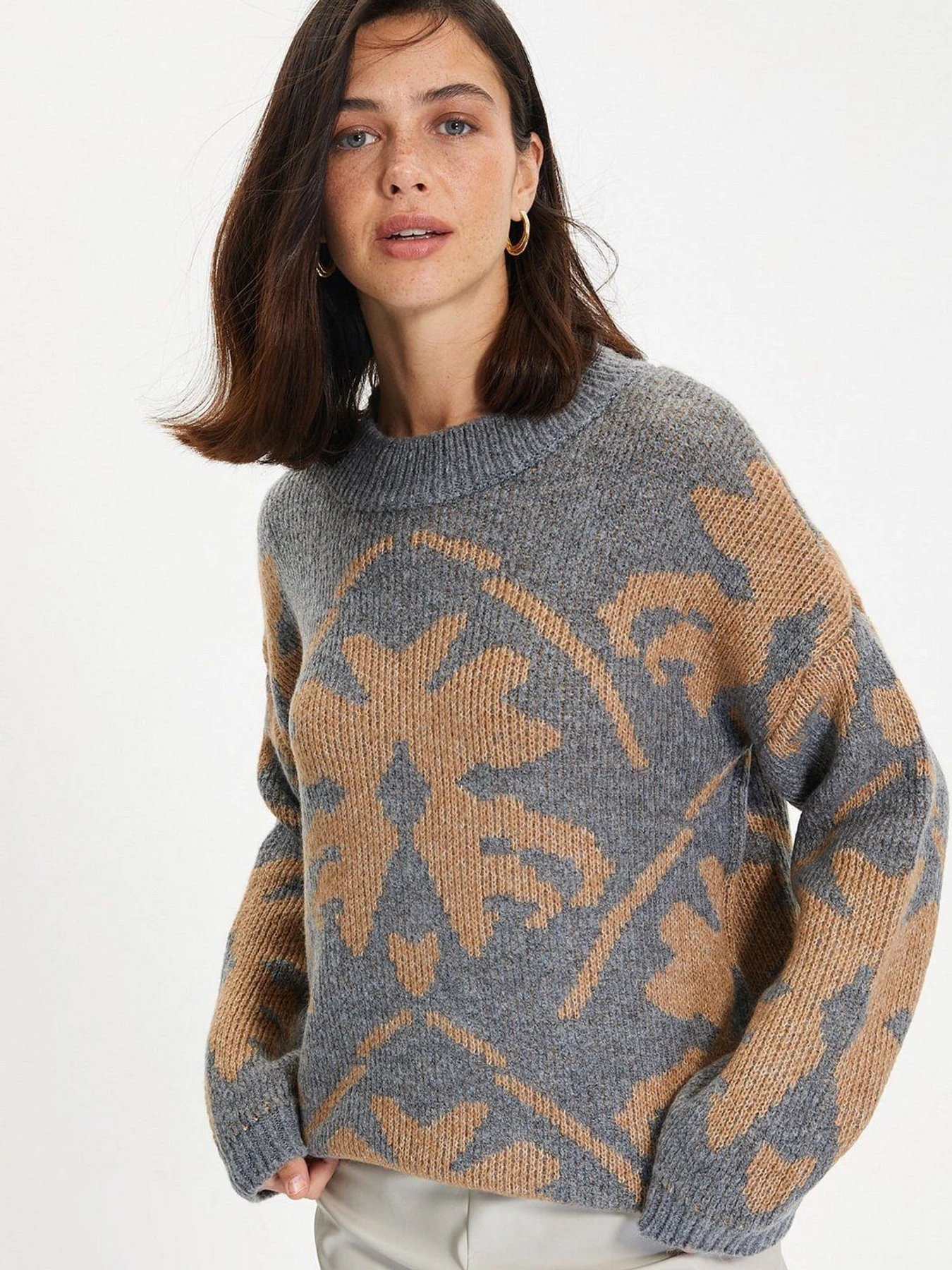 Свитры и кардиганы Trendyol модель TWOAW22KZ1661/Gri Свитры и кардиганы Trendyol модель TWOAW22KZ1661/Gri Фото