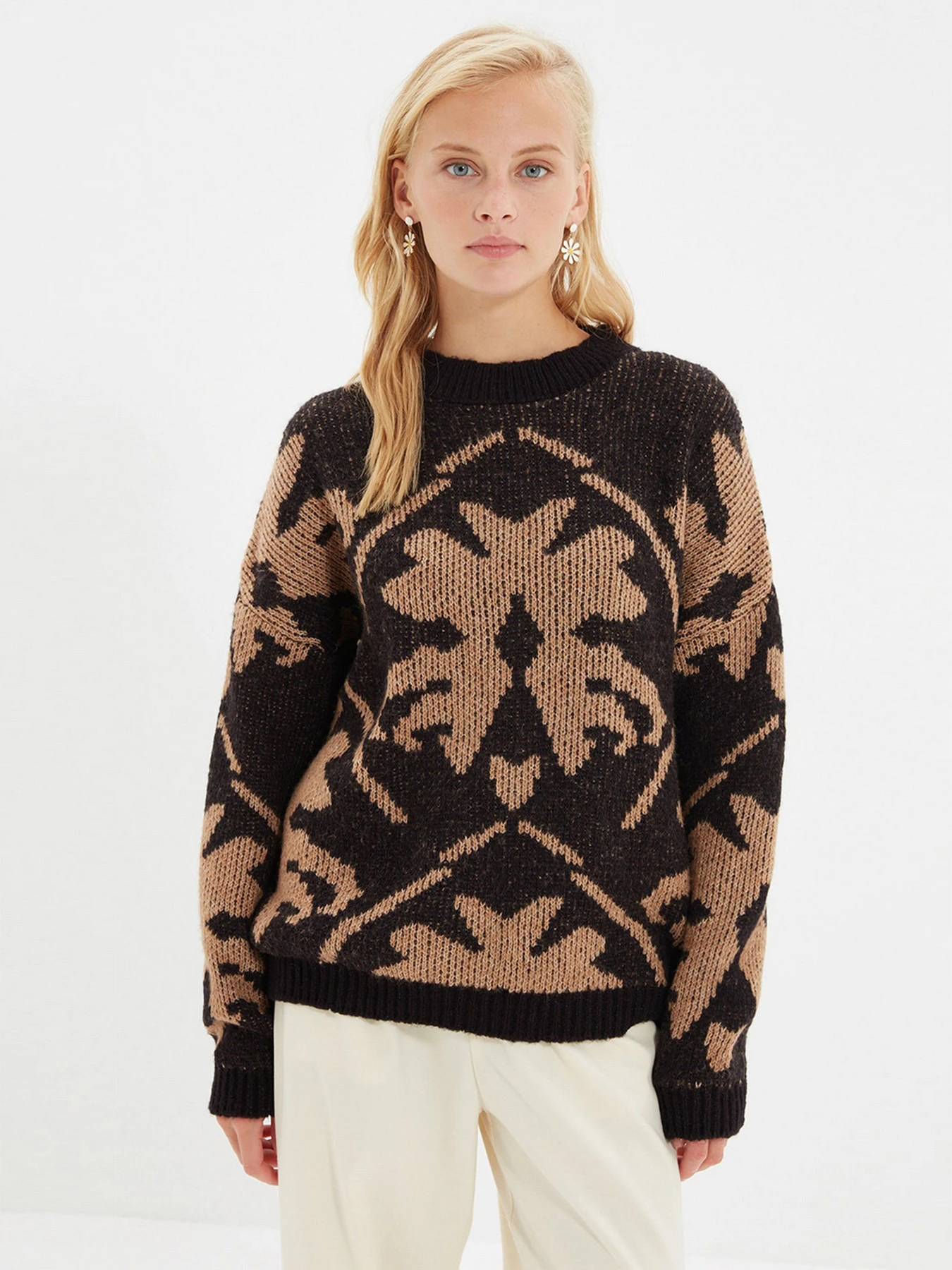 Свитры и кардиганы Trendyol модель TWOAW22KZ1661/Lacivert Свитры и кардиганы Trendyol модель TWOAW22KZ1661/Lacivert Фото