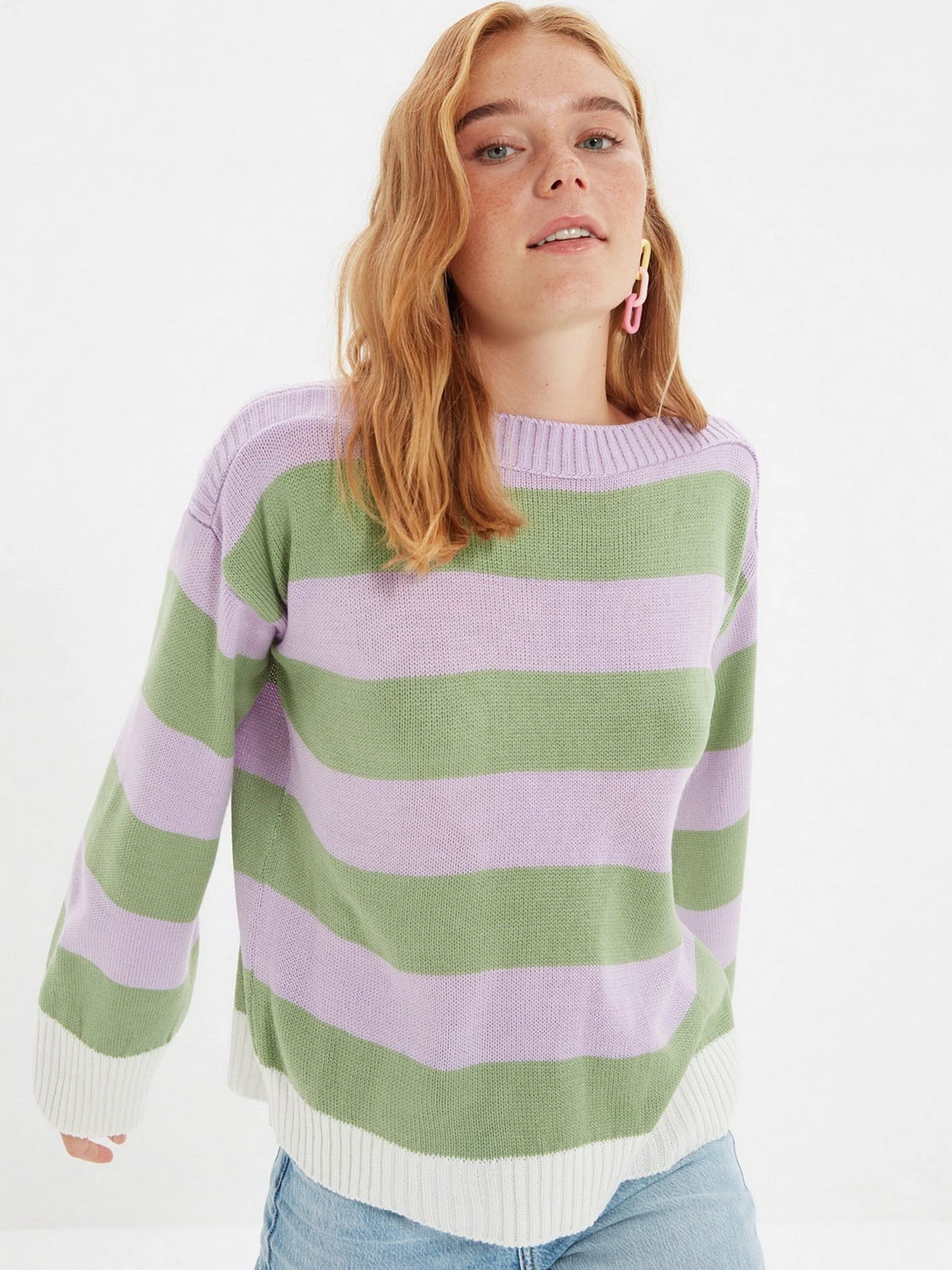 Свитры и кардиганы Trendyol модель TWOAW22KZ1706/Lila Свитры и кардиганы Trendyol модель TWOAW22KZ1706/Lila Фото