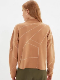 Свитры и кардиганы Trendyol модель TWOAW22KZ1784/Camel Фото
