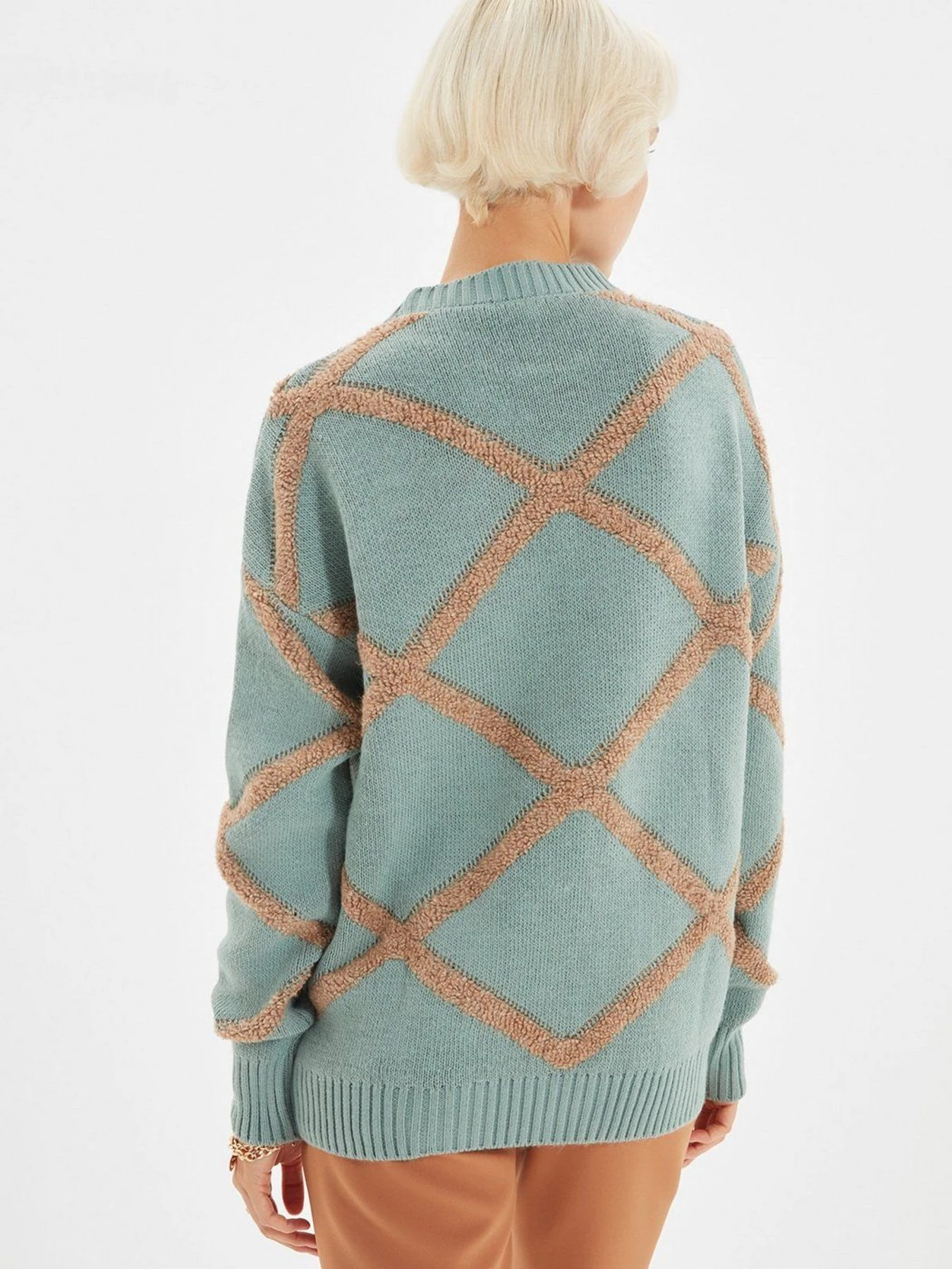 Свитры и кардиганы Trendyol модель TWOAW22KZ1798/Mint Фото